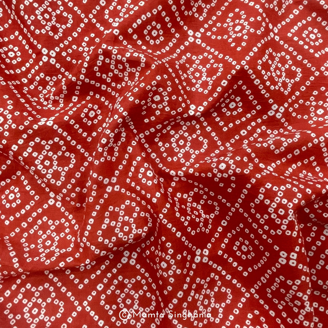 Bandhej Printed Cotton Fabric